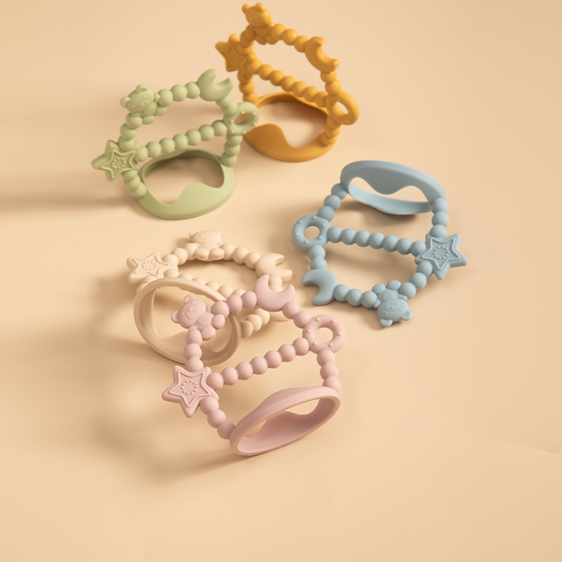 Teething Mitten Baby - Baby Teething Toy Silicone Teething Mitten