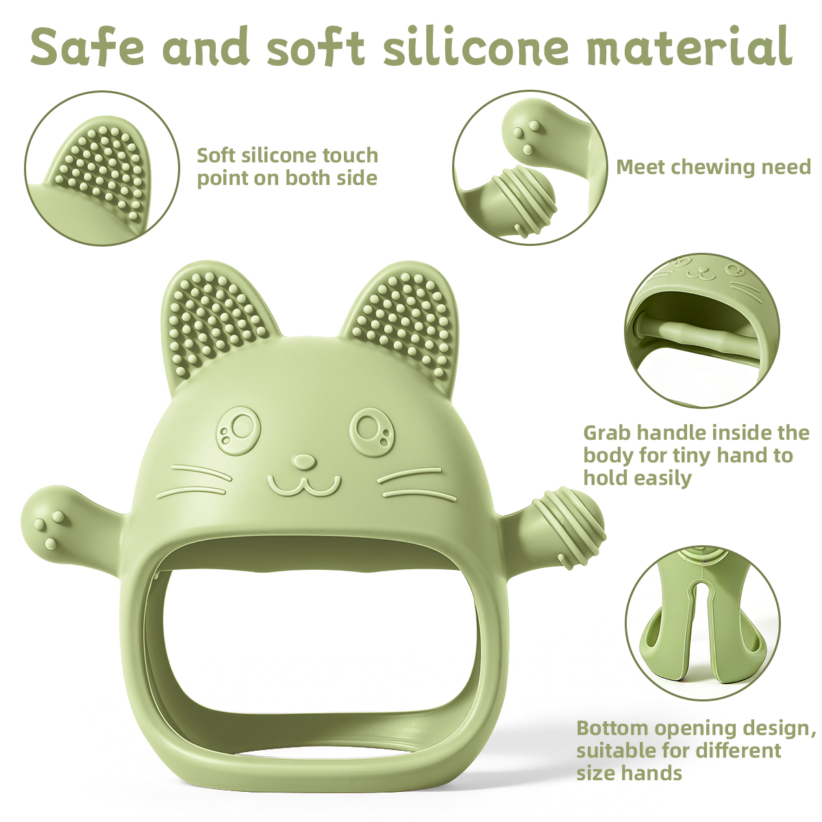 TYRY.HU 2pcs Baby Teether Glov - Teething Mitten Baby review and price